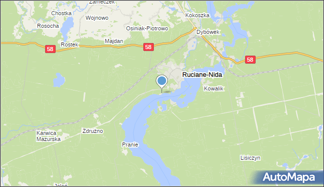 mapa Pod Dębem, Pod Dębem na mapie Targeo